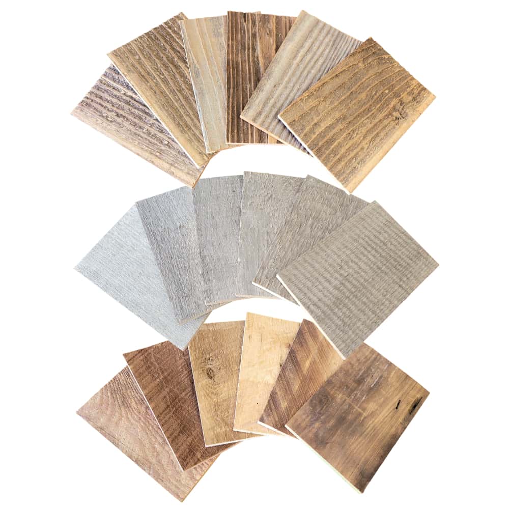 Reclaimed Wood Samples With "Free Shipping" - RECwood™ Planks 