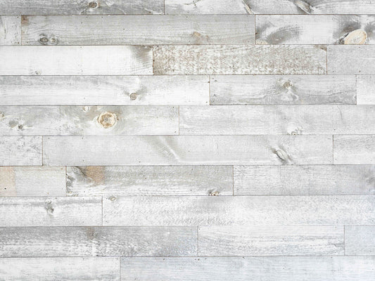 Nantucket White 5 inch Reclaimed Wood Panels - 10 sqft - RECwood™ Planks